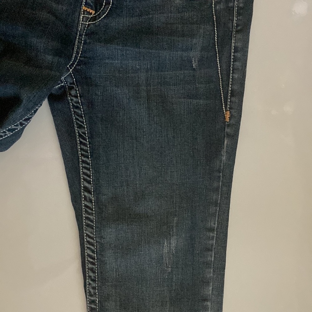 LA Idol USA Jeans size 7 W 30 L 34 (per label) blue denim 97% cotton 3% Elastin - Picture 15 of 15